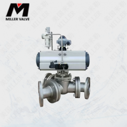 進(jìn)口氣動Y型三通球閥