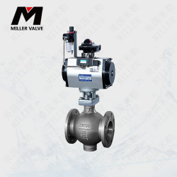 進口氣動偏心半球閥