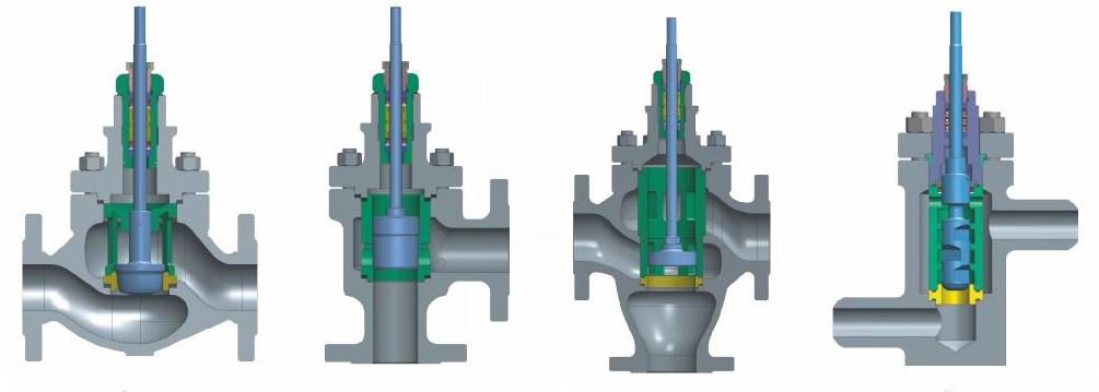 美國MILLER進(jìn)口氣動調(diào)節(jié)閥閥體形式