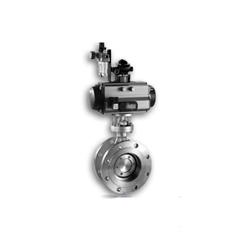 進(jìn)口氣動法蘭硬密封蝶閥