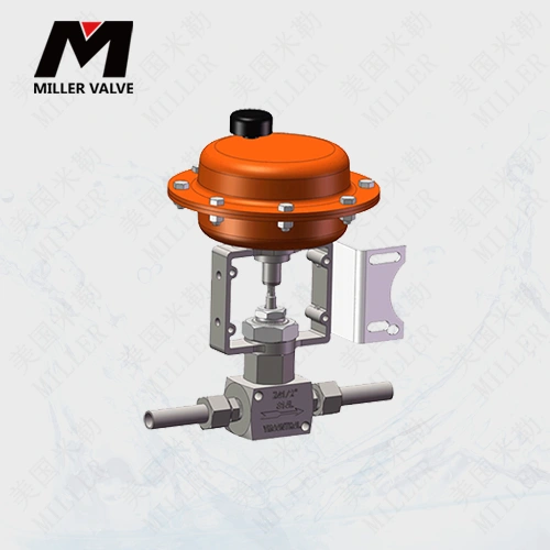 進(jìn)口高精度微小流量氣動(dòng)薄膜調(diào)節(jié)閥