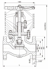 進(jìn)口電動(dòng)截止閥尺寸