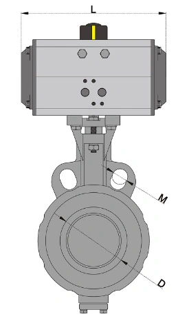 進(jìn)口氣動(dòng)蝶閥尺寸